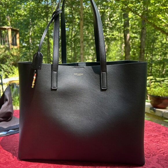 SAINT LAURENT East West Shopper Tote - Black - New without tags - Picture 15 of 16